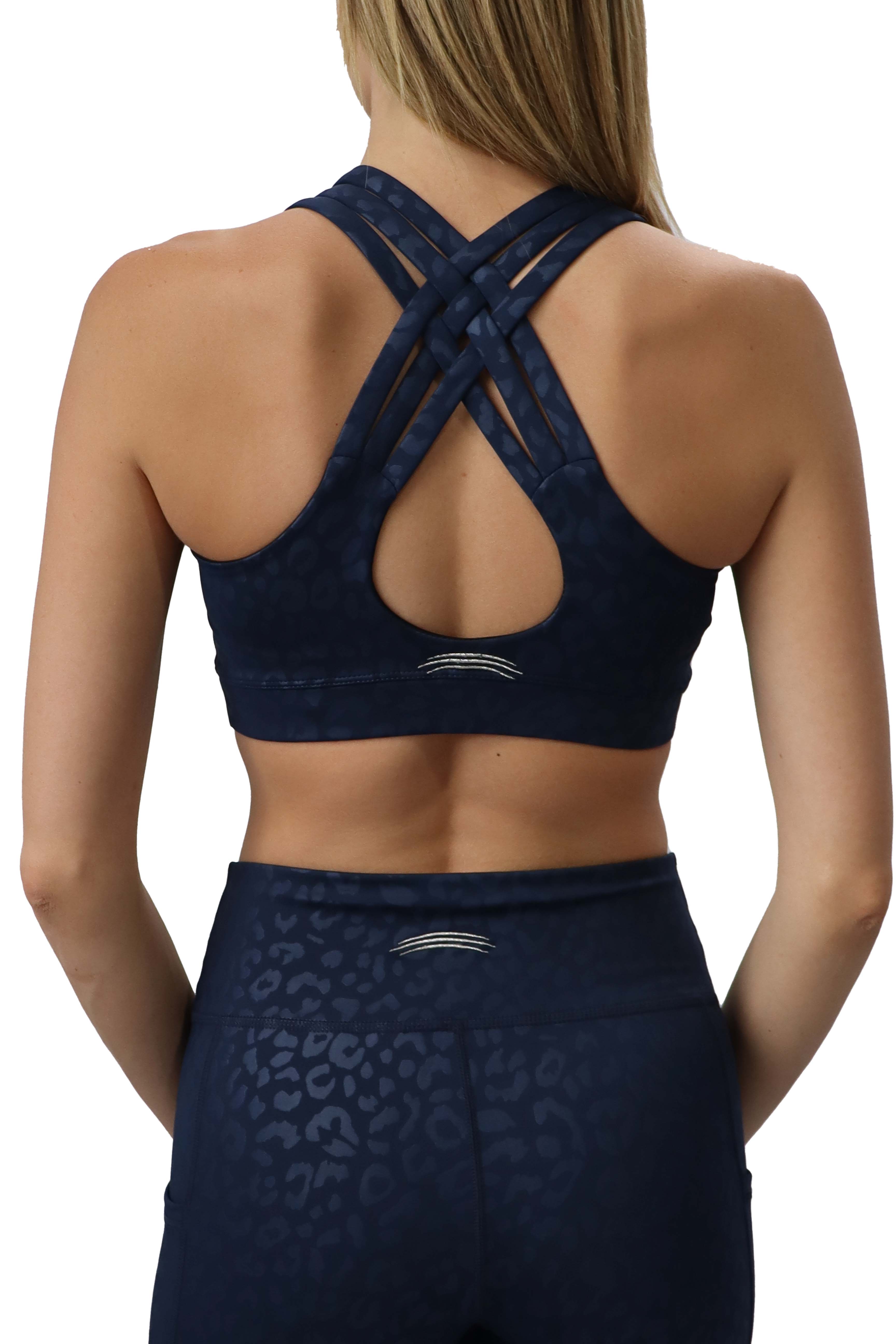 3300 - "OOH LA LA Leopard" Criss Cross Bra/ Various Colors