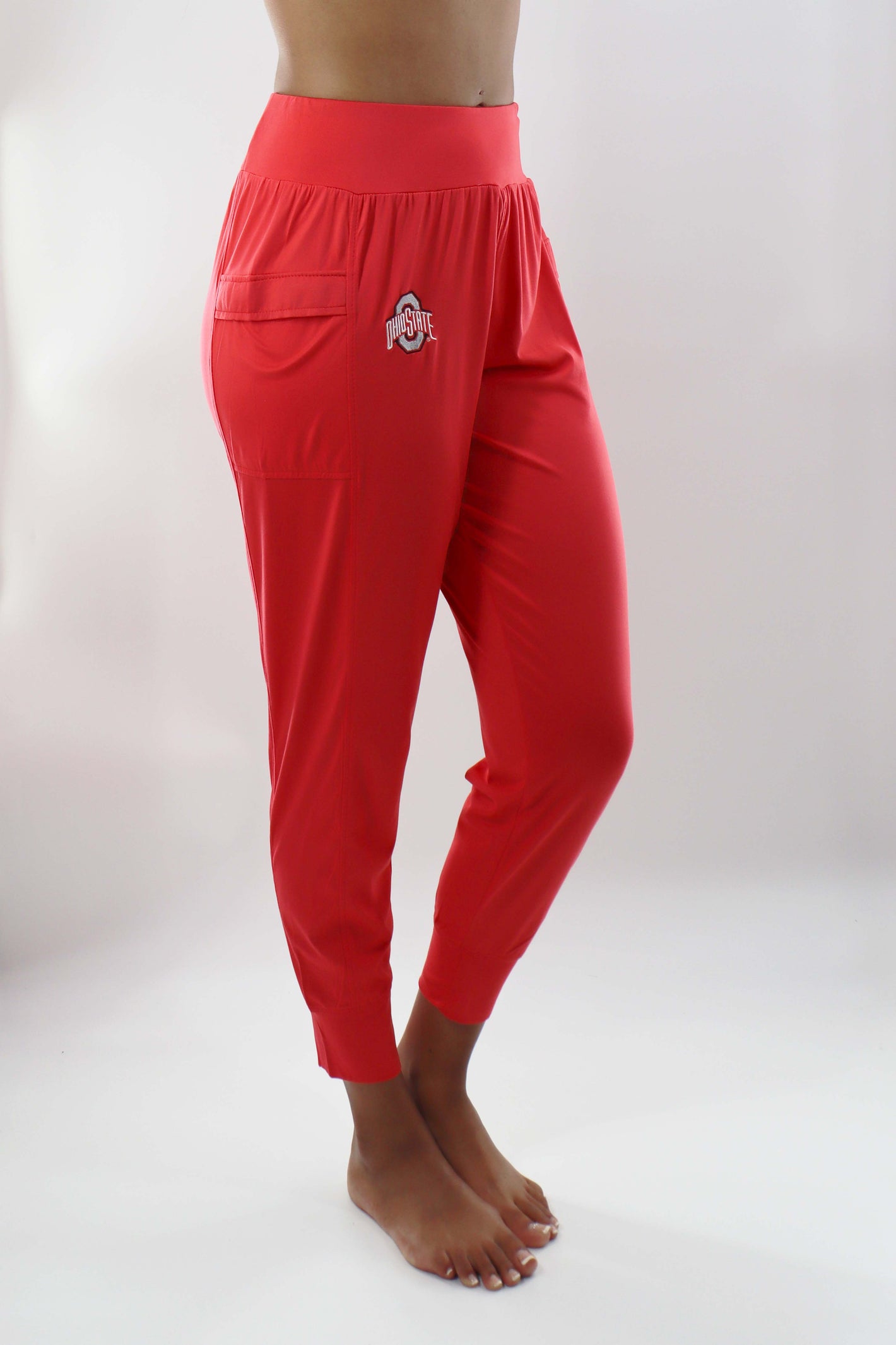 1205 - OSU Cargo Jogger - Red - FINAL SALE