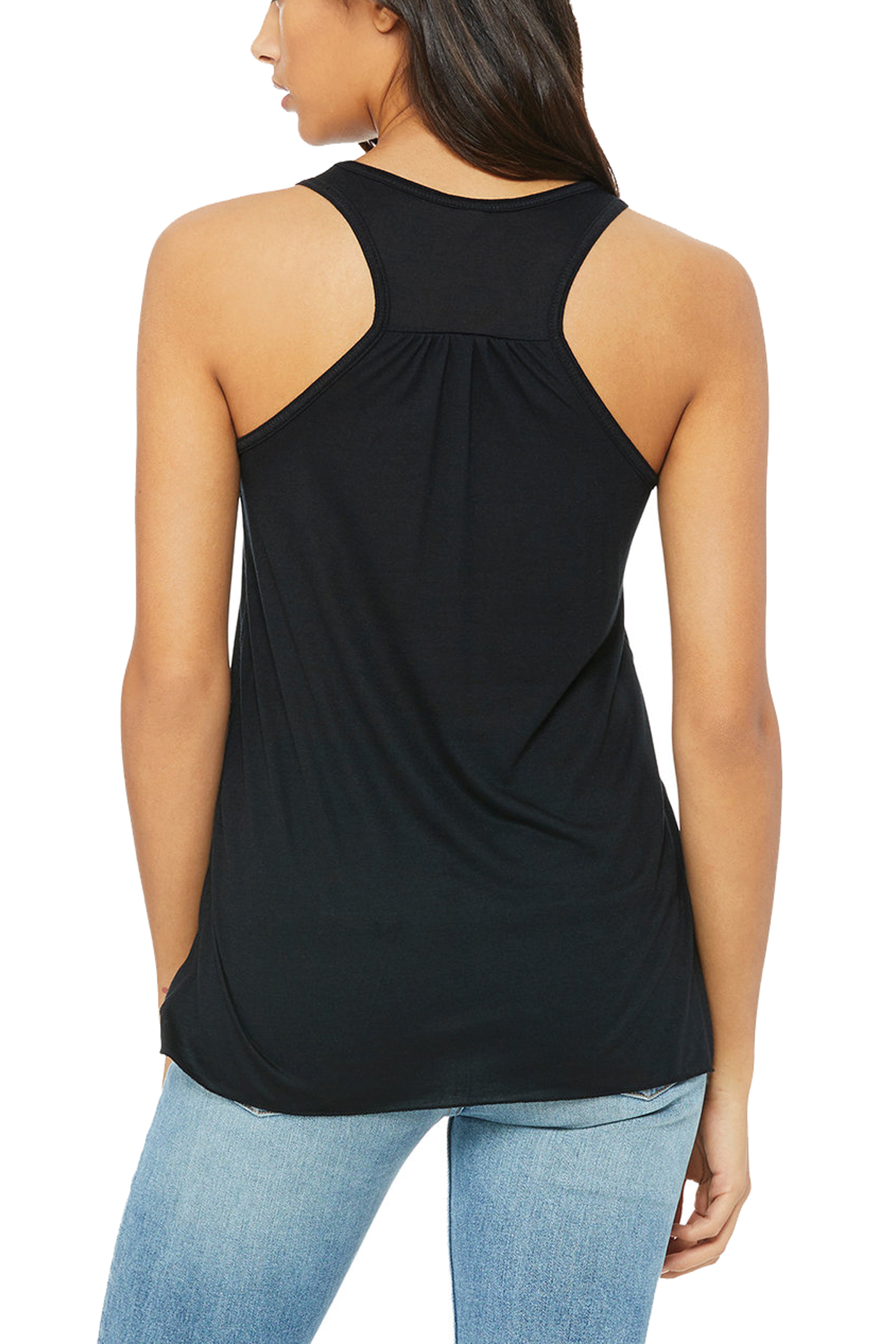 3404 - Cursive Ohio Sparkle Women's Muscle Tank/ Charcoal