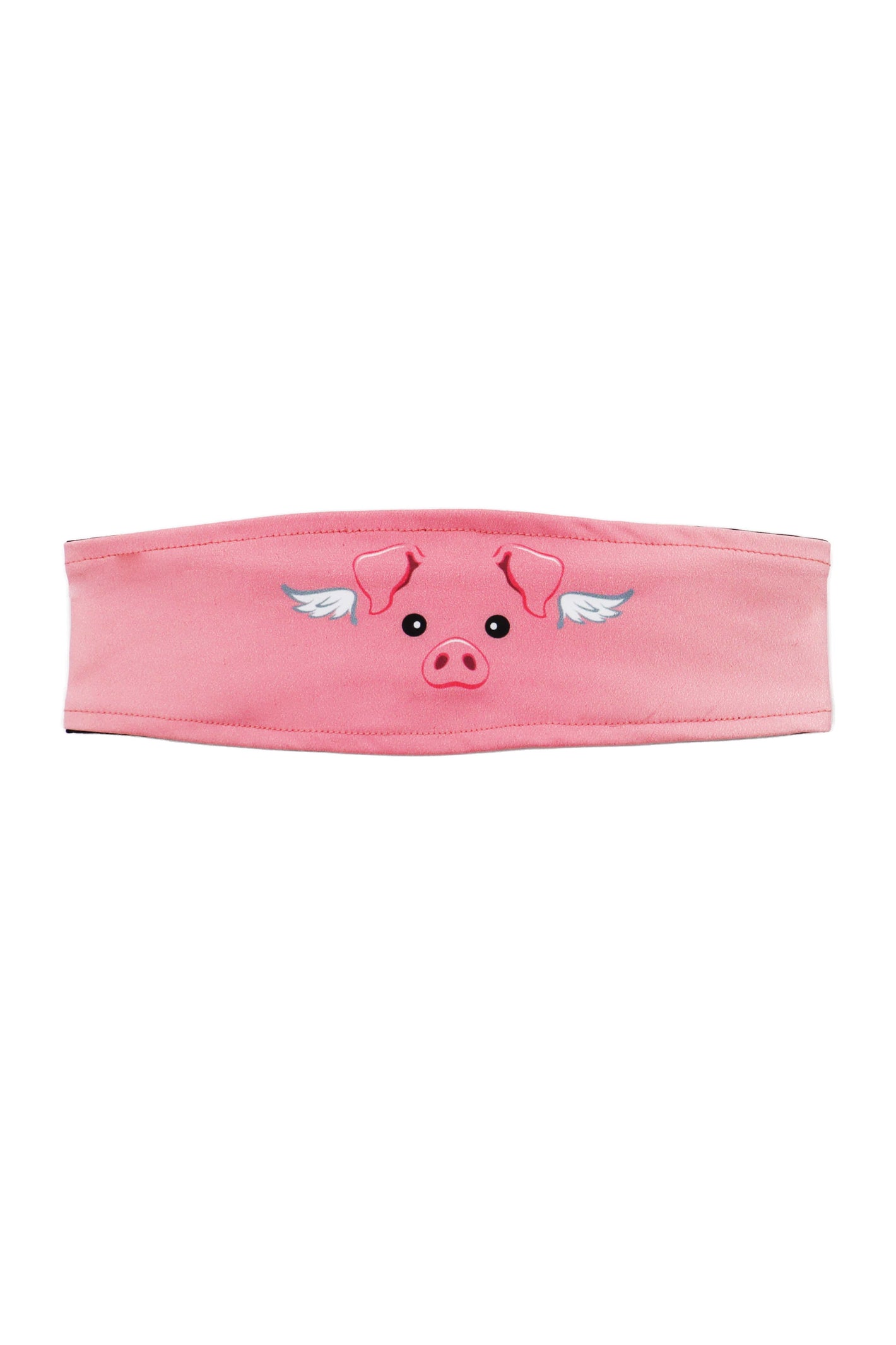 3113 - "When Pigs Fly" Reversible Headband - Pink & White Ombre