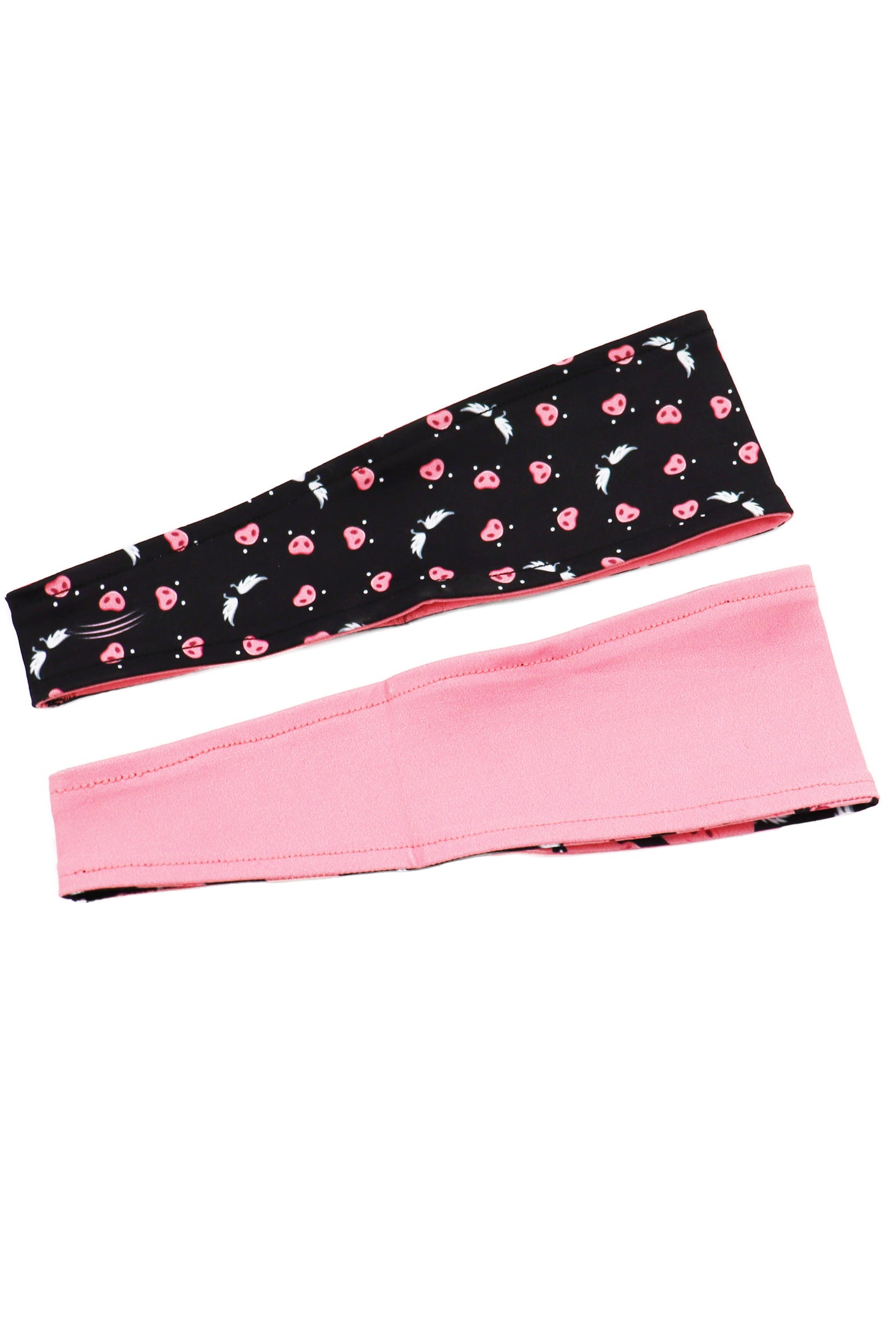 3113 - "When Pigs Fly" Reversible Headband - Pig Nose Print