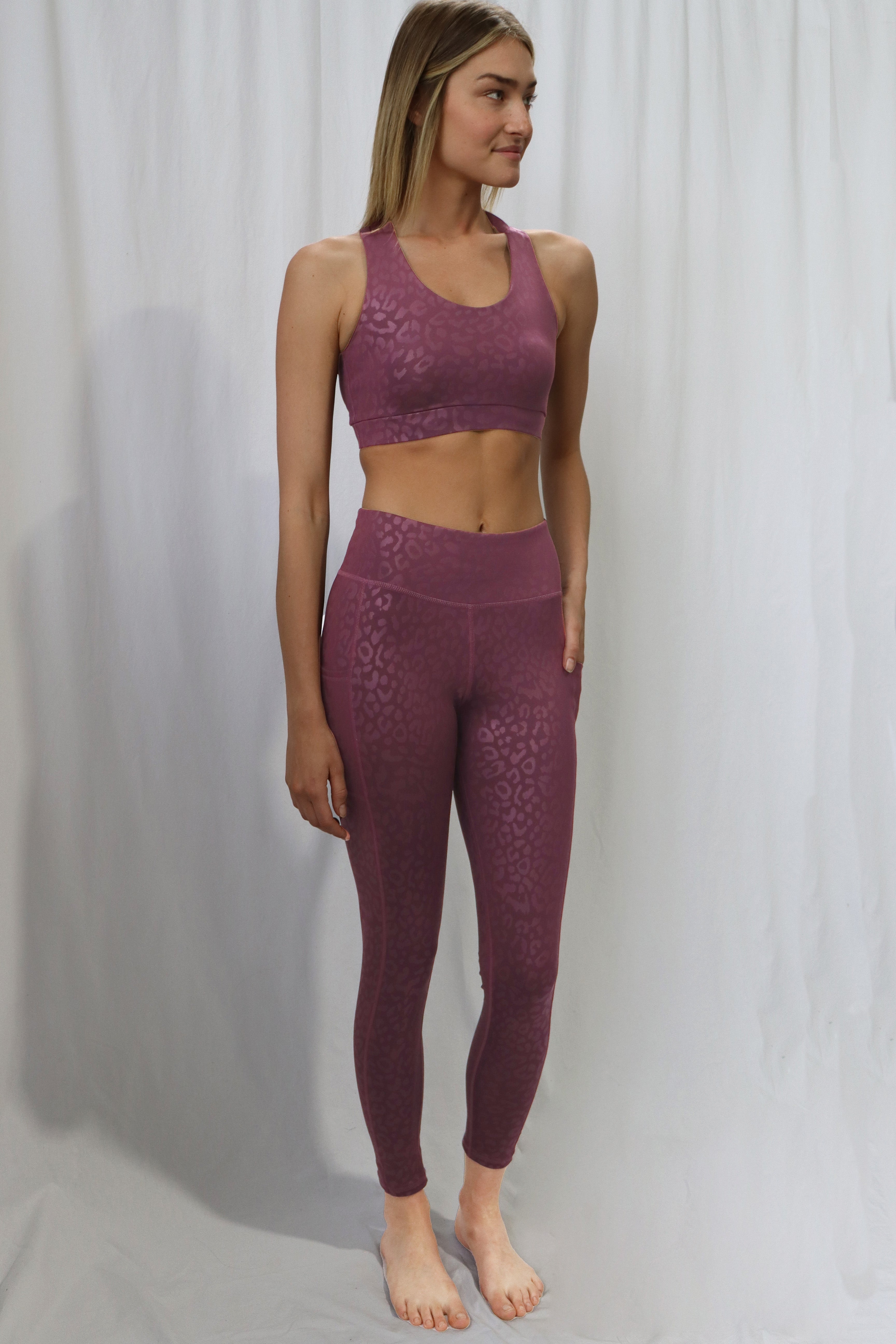 3300 - "OOH LA LA Leopard" Criss Cross Bra/ Various Colors