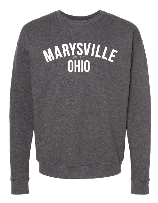 5121 - Marysville Love Unisex Crewneck Sweatshirt/Charcoal
