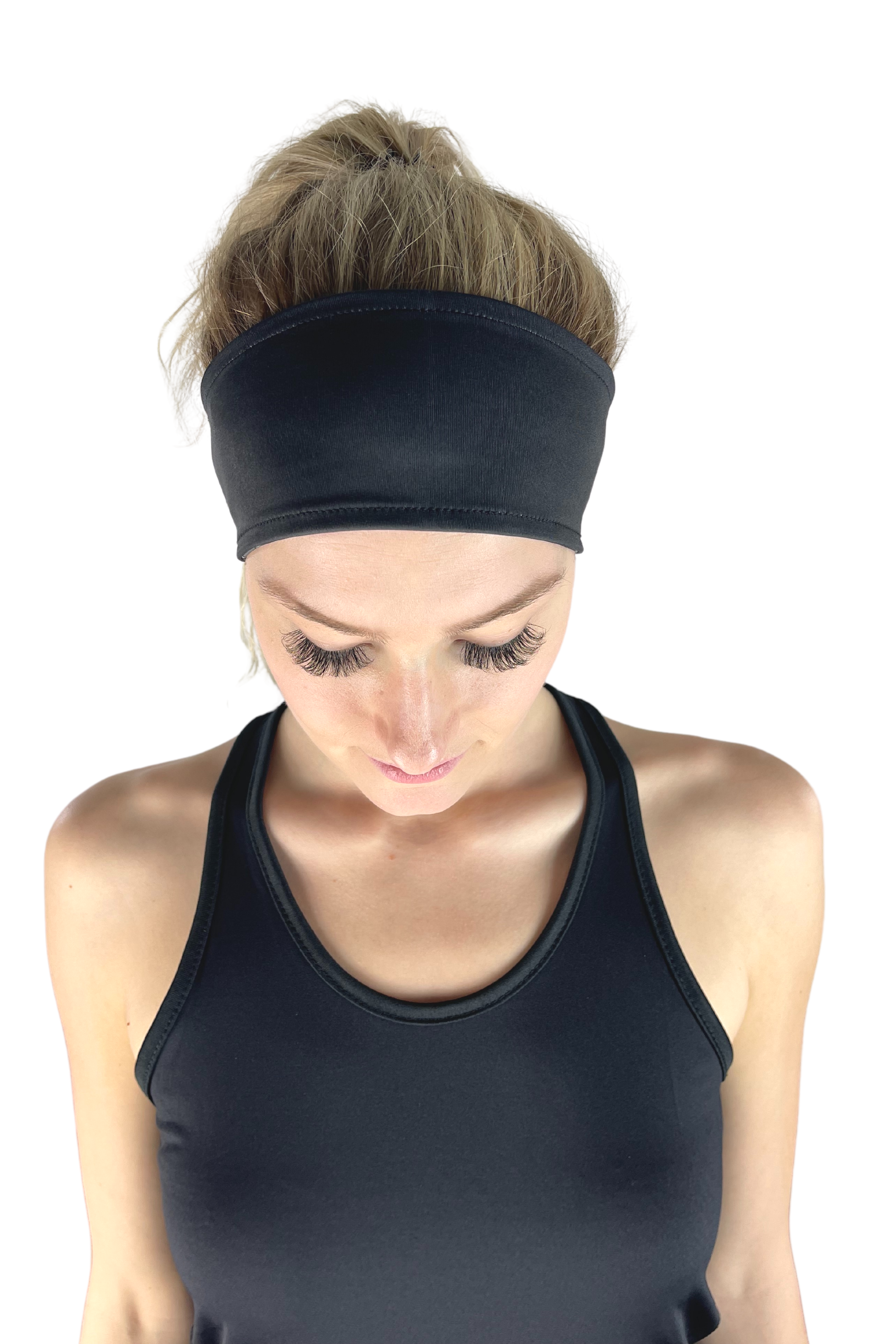 944 - 1ZZ0 Soccer Reversible Headband/ Black
