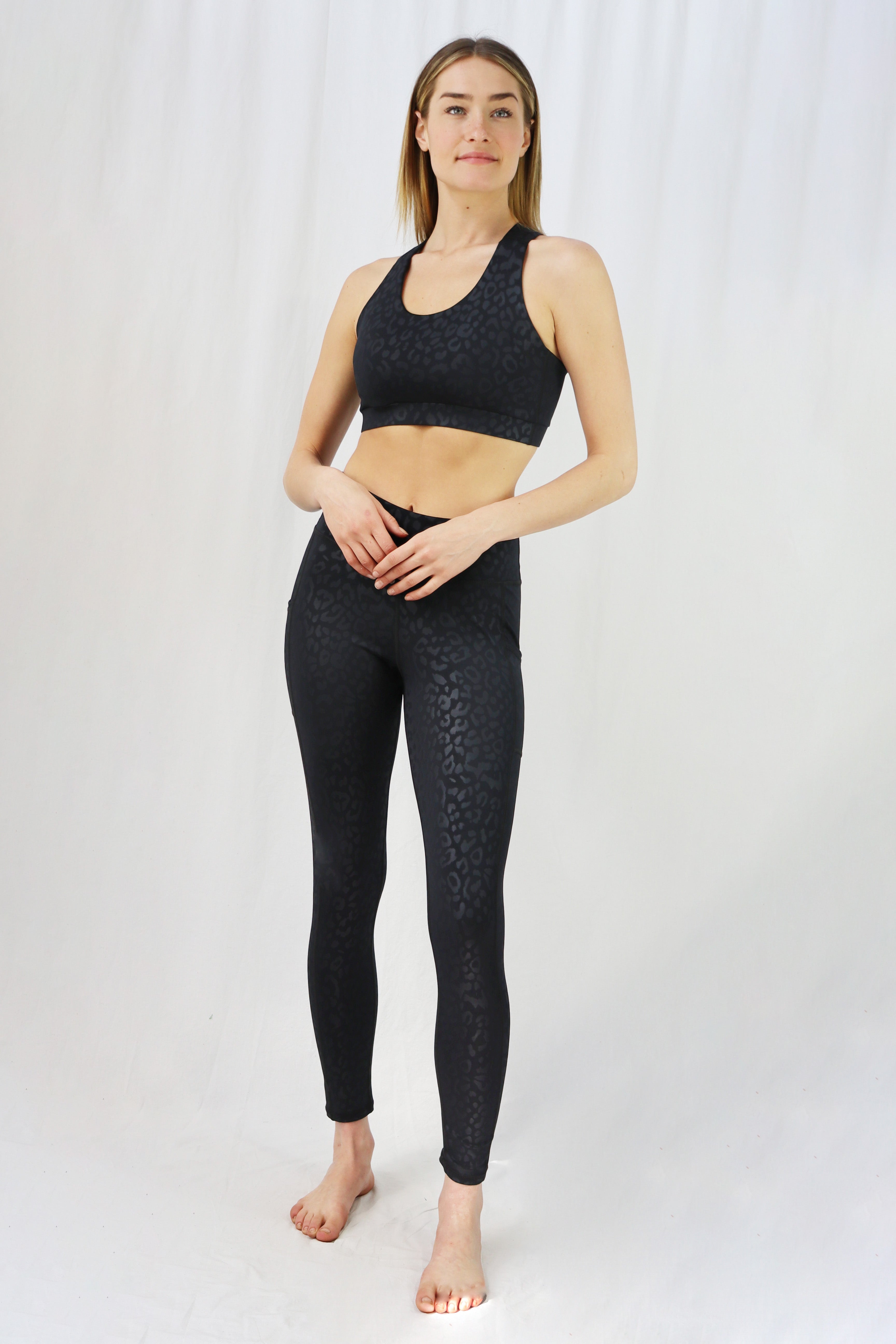 3301 - "OOH LA LA Leopard" Cell Pocket Legging - Various Colors