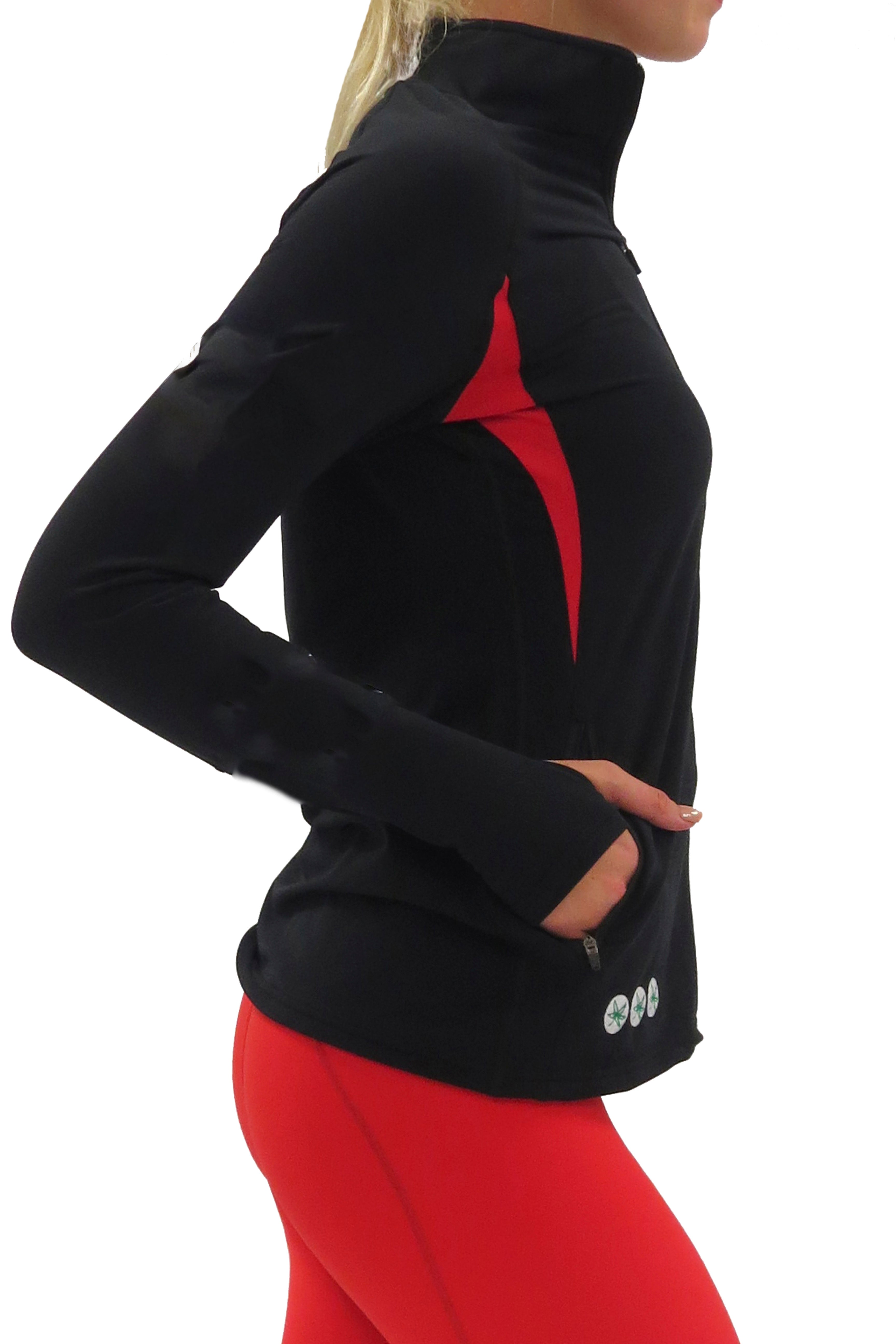 2102 - The Ohio State University Luxe Full Zip Gameday Pullover/Black