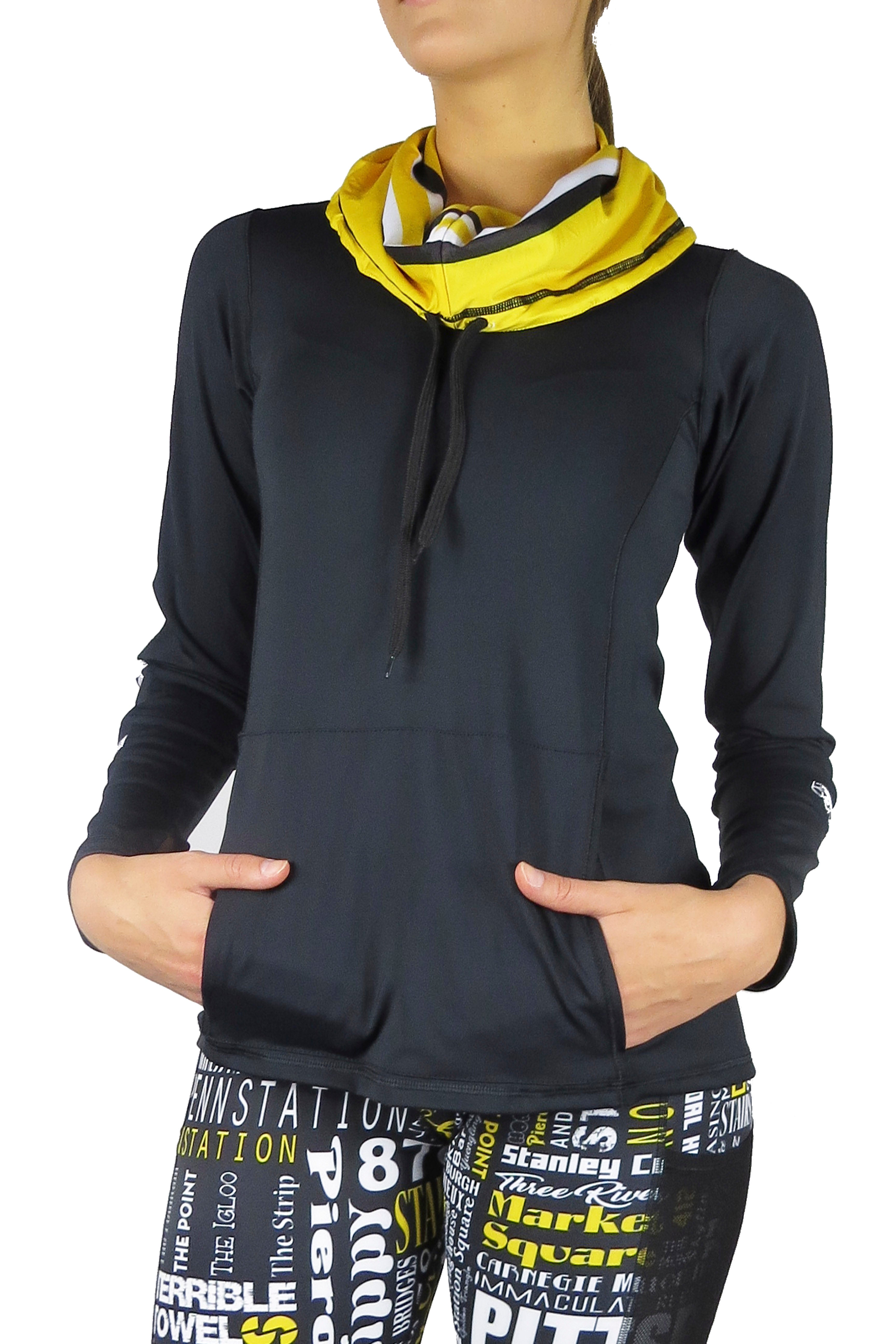 Pittsburgh Performance Funnel Neck/Black