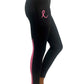 7302 - Pink Ribbon Victory Legging/ Black- FINAL SALE