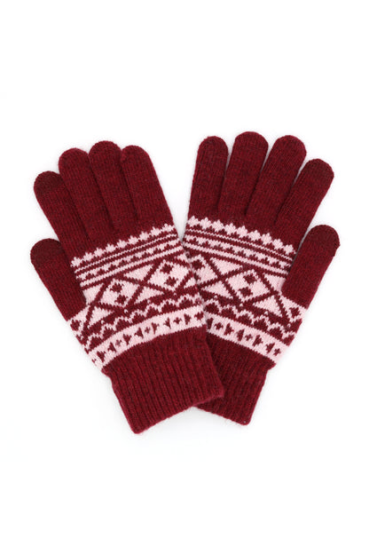 5309 - Aztec Stretch Smart Touch Gloves (Various Colors)