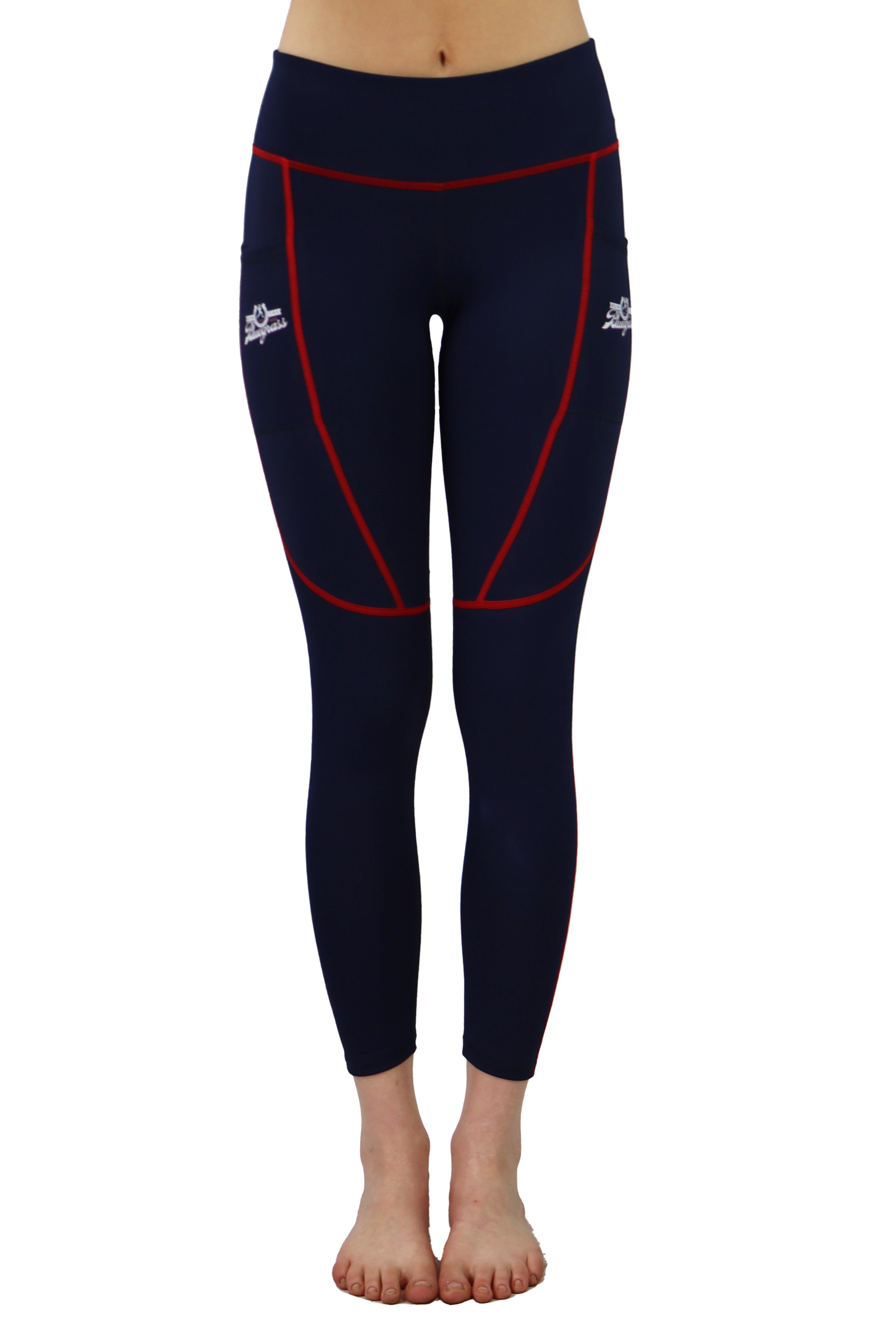 7007 - RunTheBluegrass Ombre Cell Phone Pocket Legging/Navy