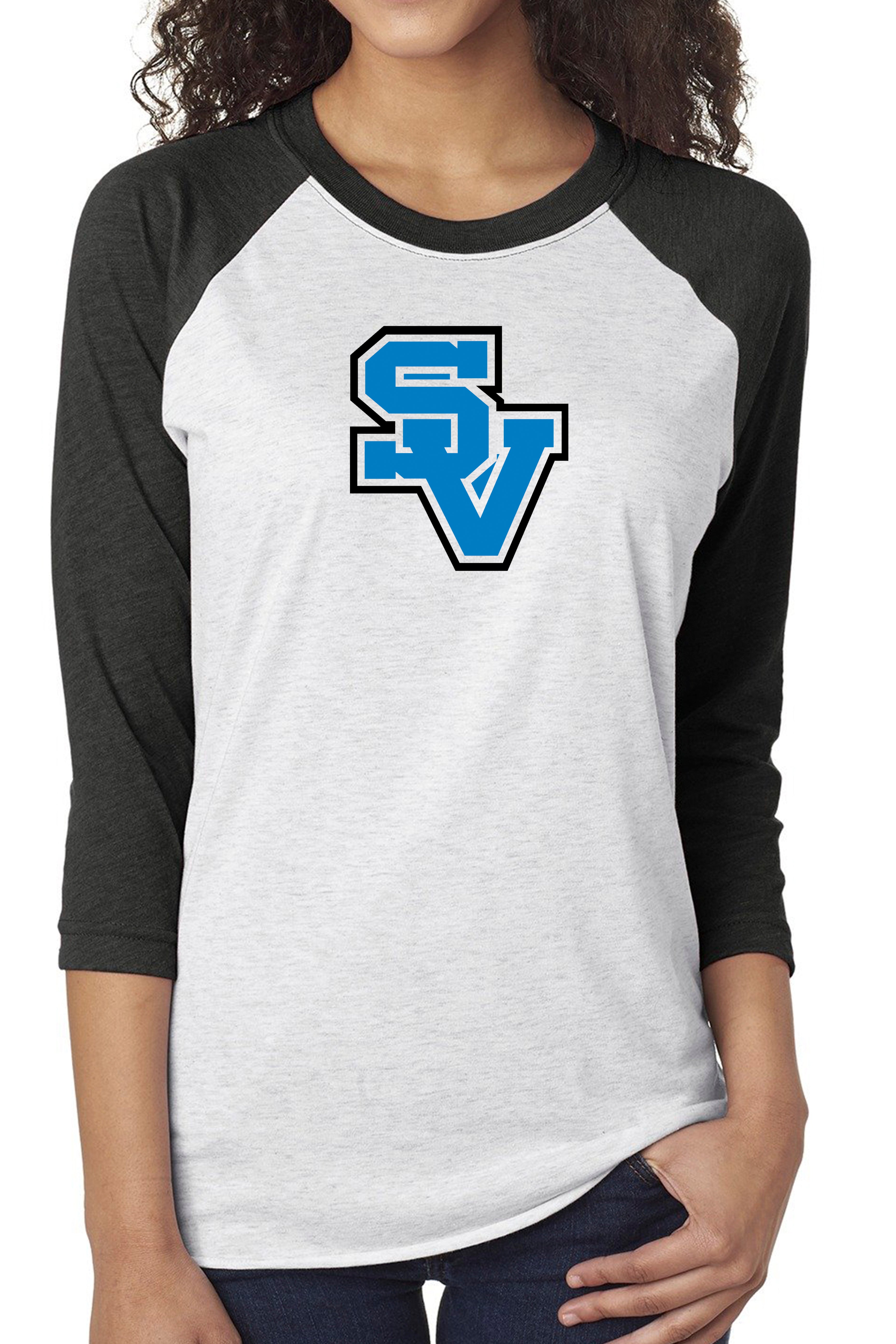 5209 - Seneca Valley Unisex "SV Lockup Logo" Baseball Tee