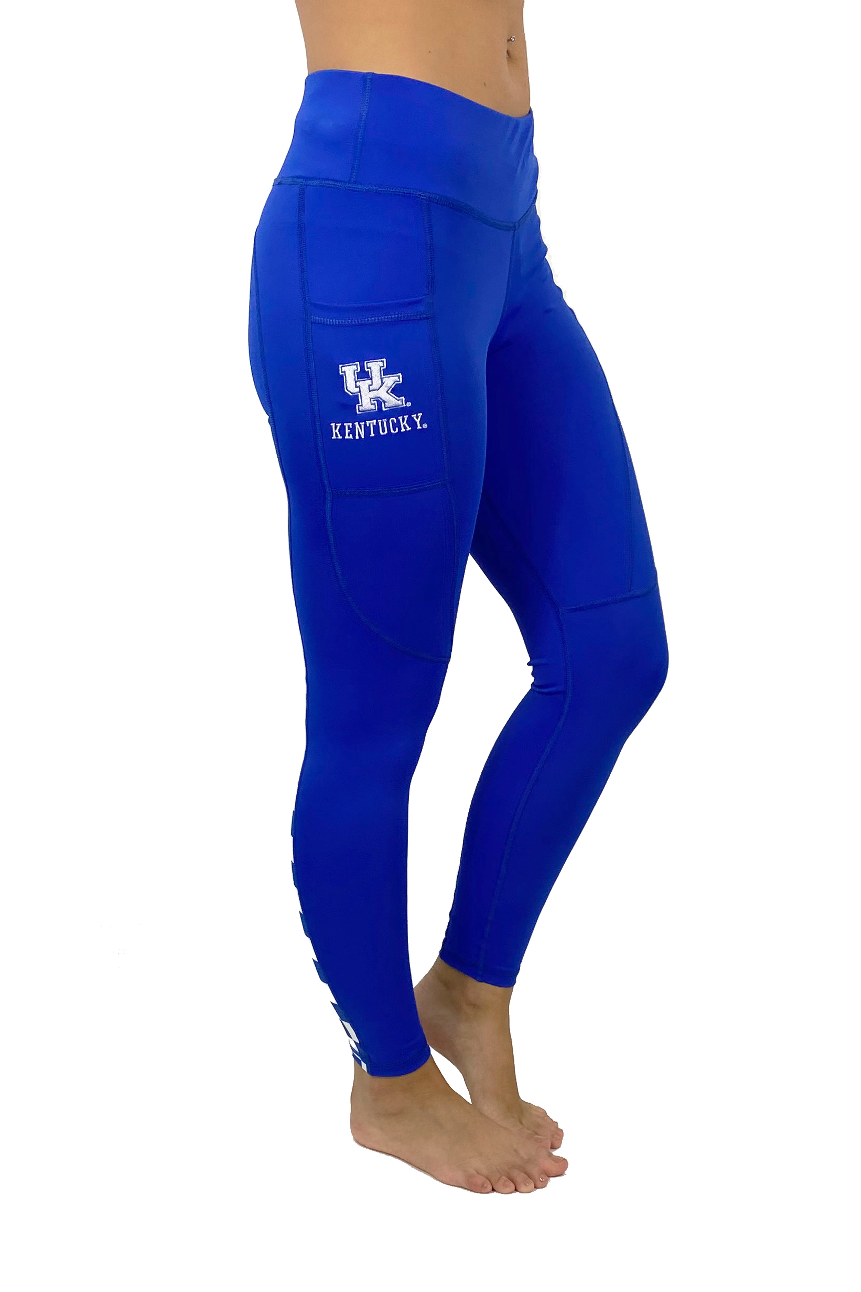 910- University of Kentucky "Victory" Cell Phone Pocket Legging/Blue