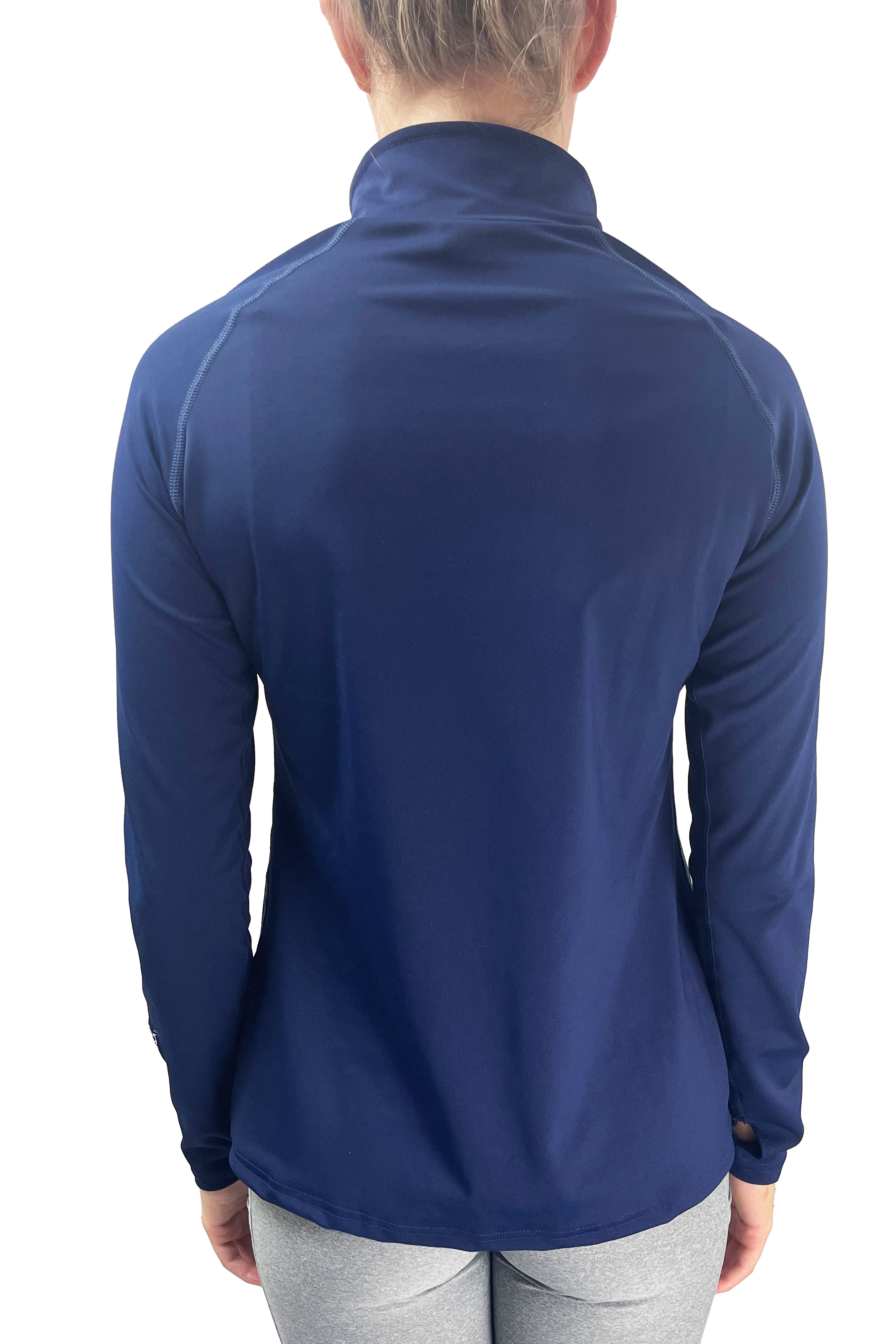 924 - West Virginia University Mountaineers 1/4 Zip Pullover/Navy
