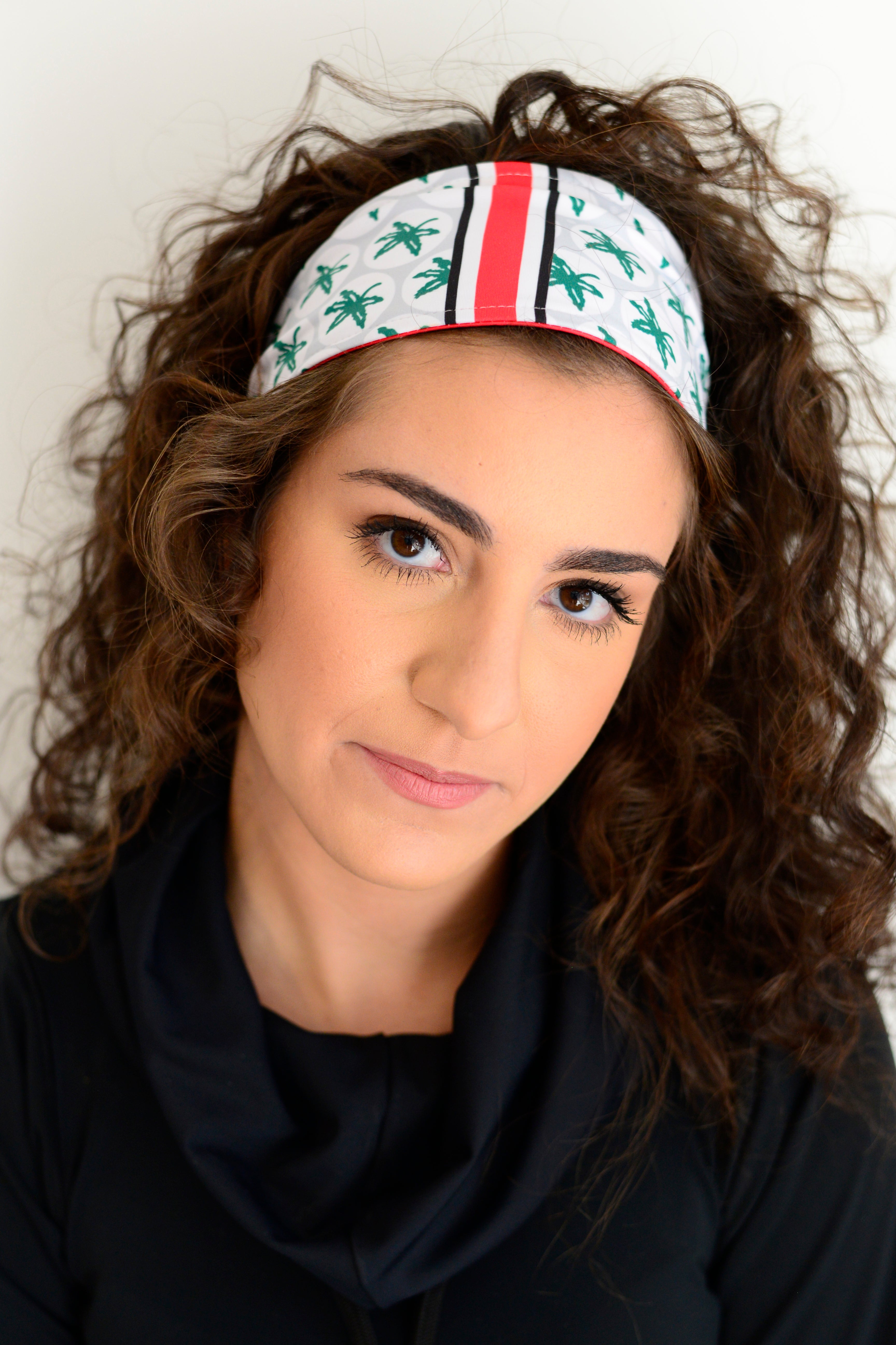 1105 - REVERSIBLE Ohio State Game Day Headband