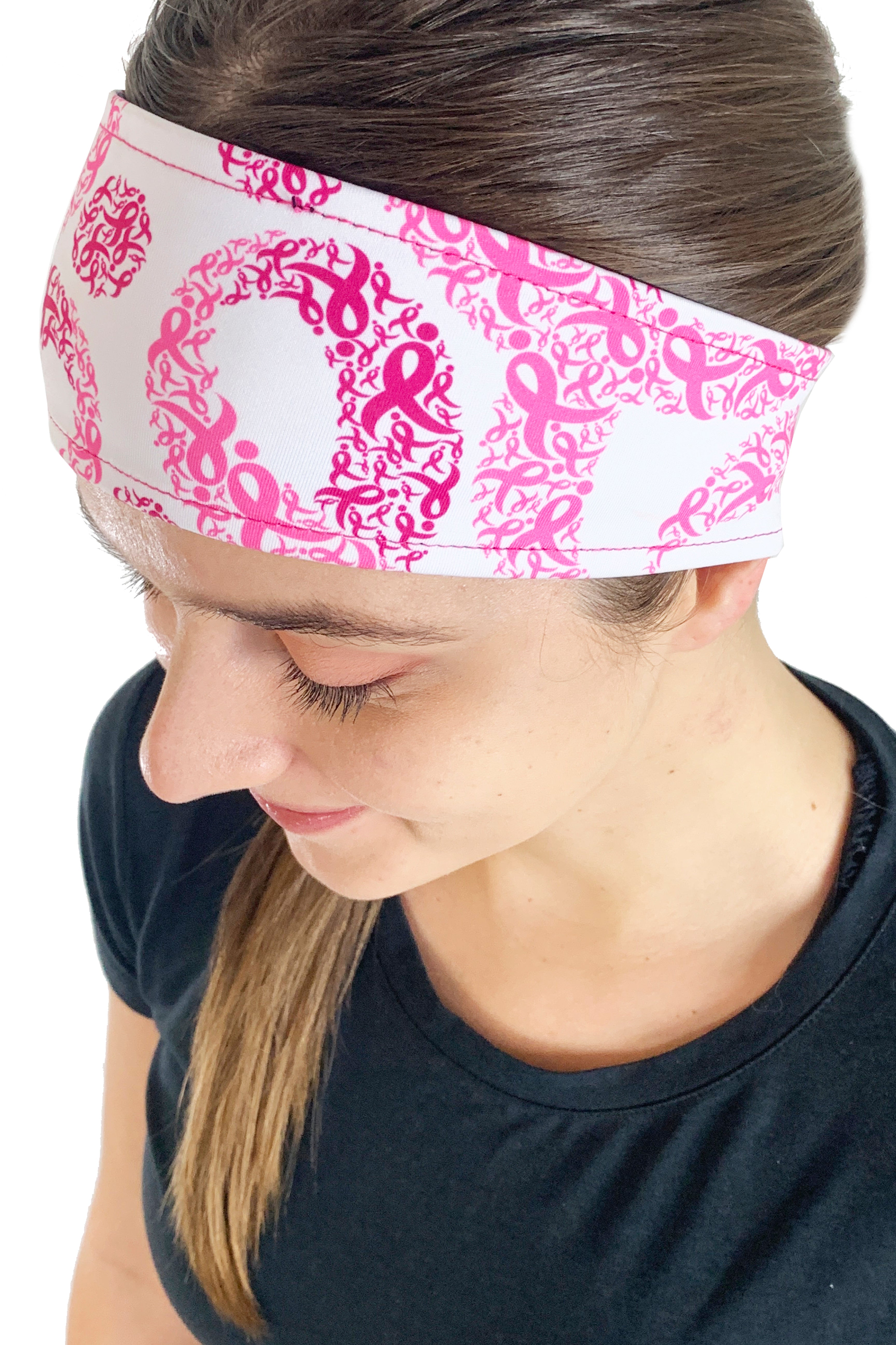 7203 - REVERSIBLE Komen "Hope OHIO" Headband