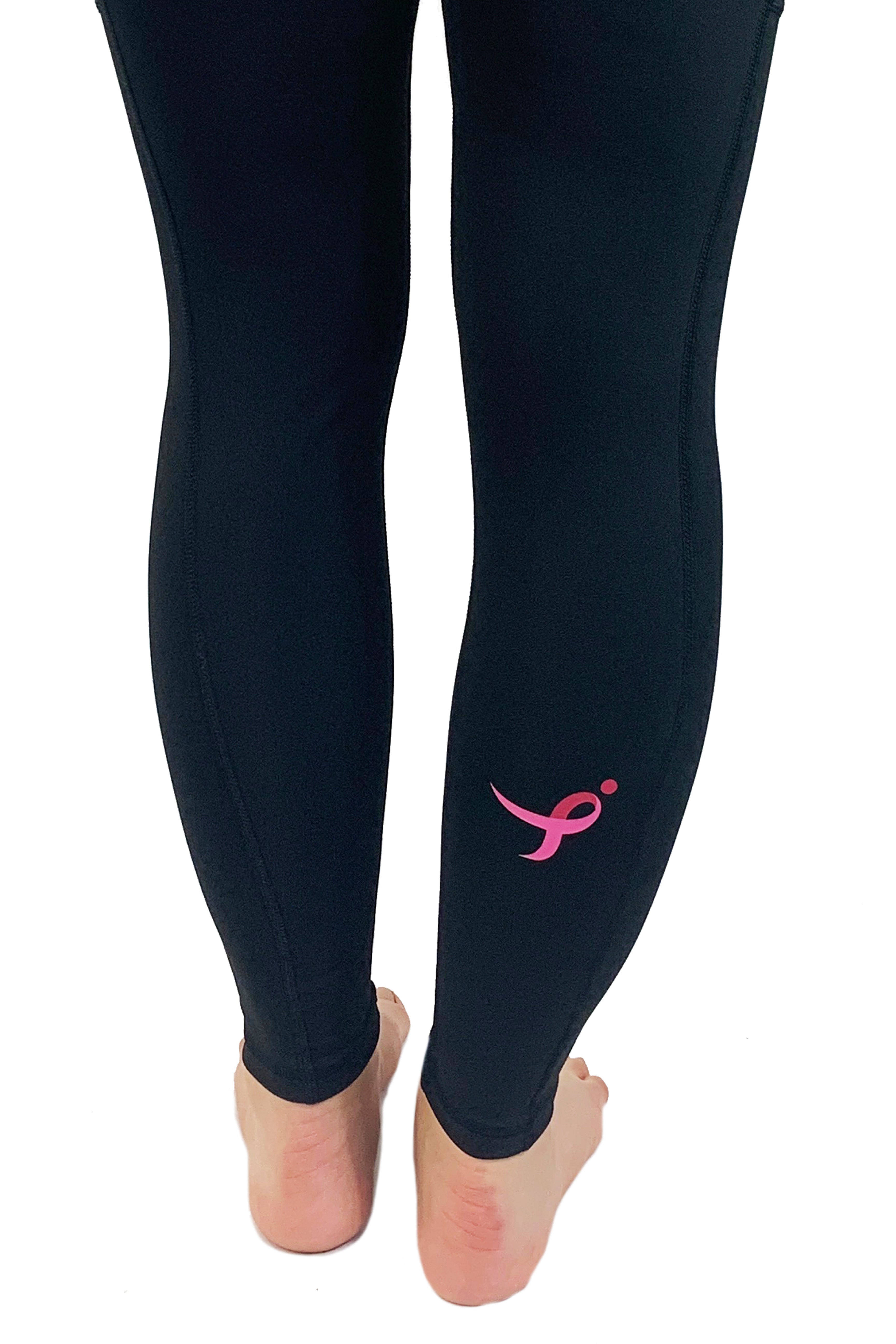 7400 - Komen Columbus Pink Ribbon Victory Legging/Black
