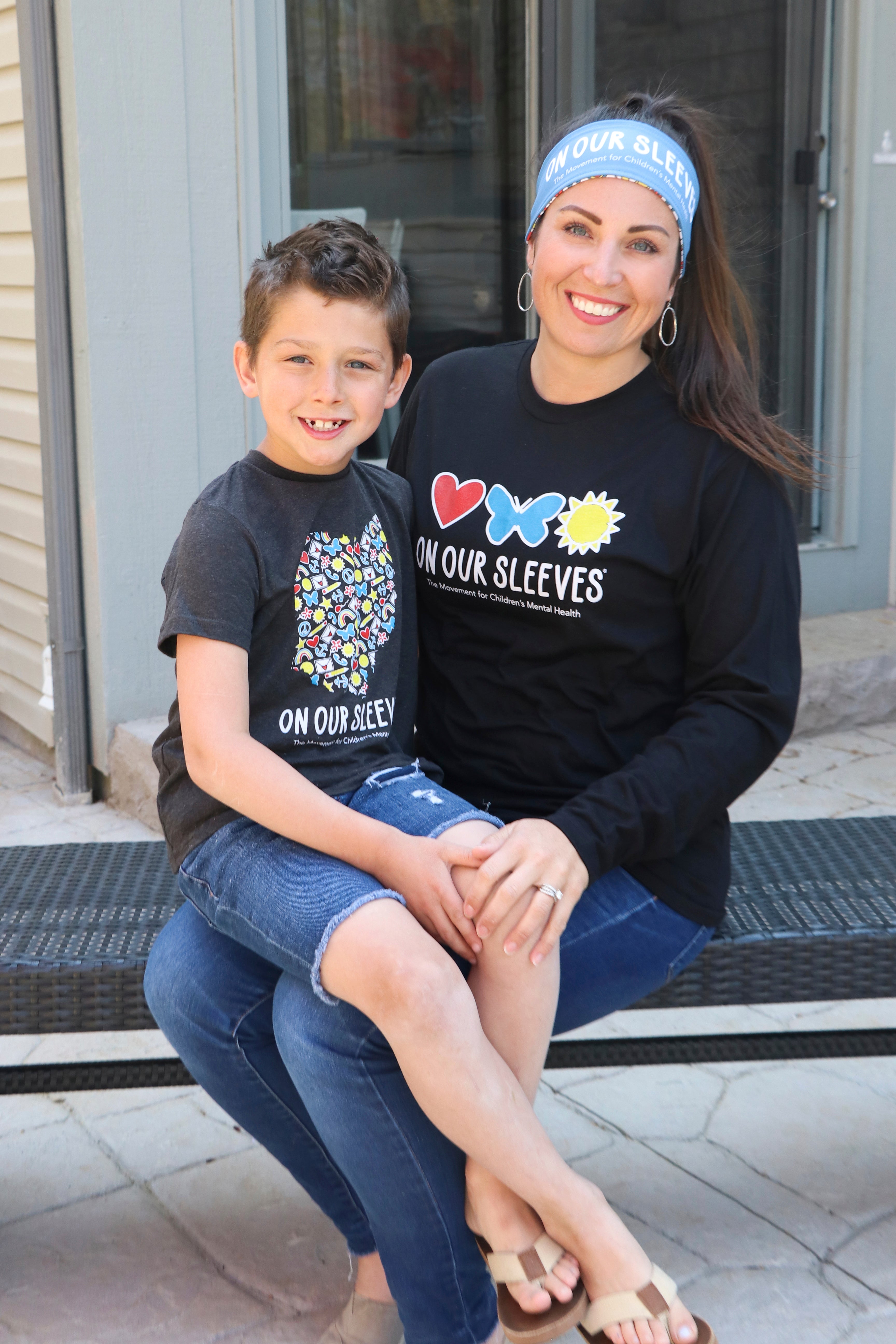 3306 - The "On Our Sleeves" Unisex Longsleeve/ Black