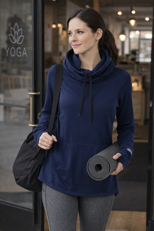 4402 - Luxe Funnelneck Long Sleeve/Navy