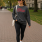 1309 - Script Ohio Unisex Crewneck Sweatshirt / Charcoal