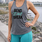 4312 - The Bend "Bend Don't Break" Keyhole Tank - Grey