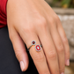 5420 - Ohio State Block O Adjustable Ring