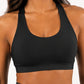 4004 - Bend Women's Criss Cross Back Bra - Black