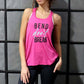HC - The Bend Bliss “Bend, Don’t Break” Gathered Back Tank - Pink - FINAL SALE