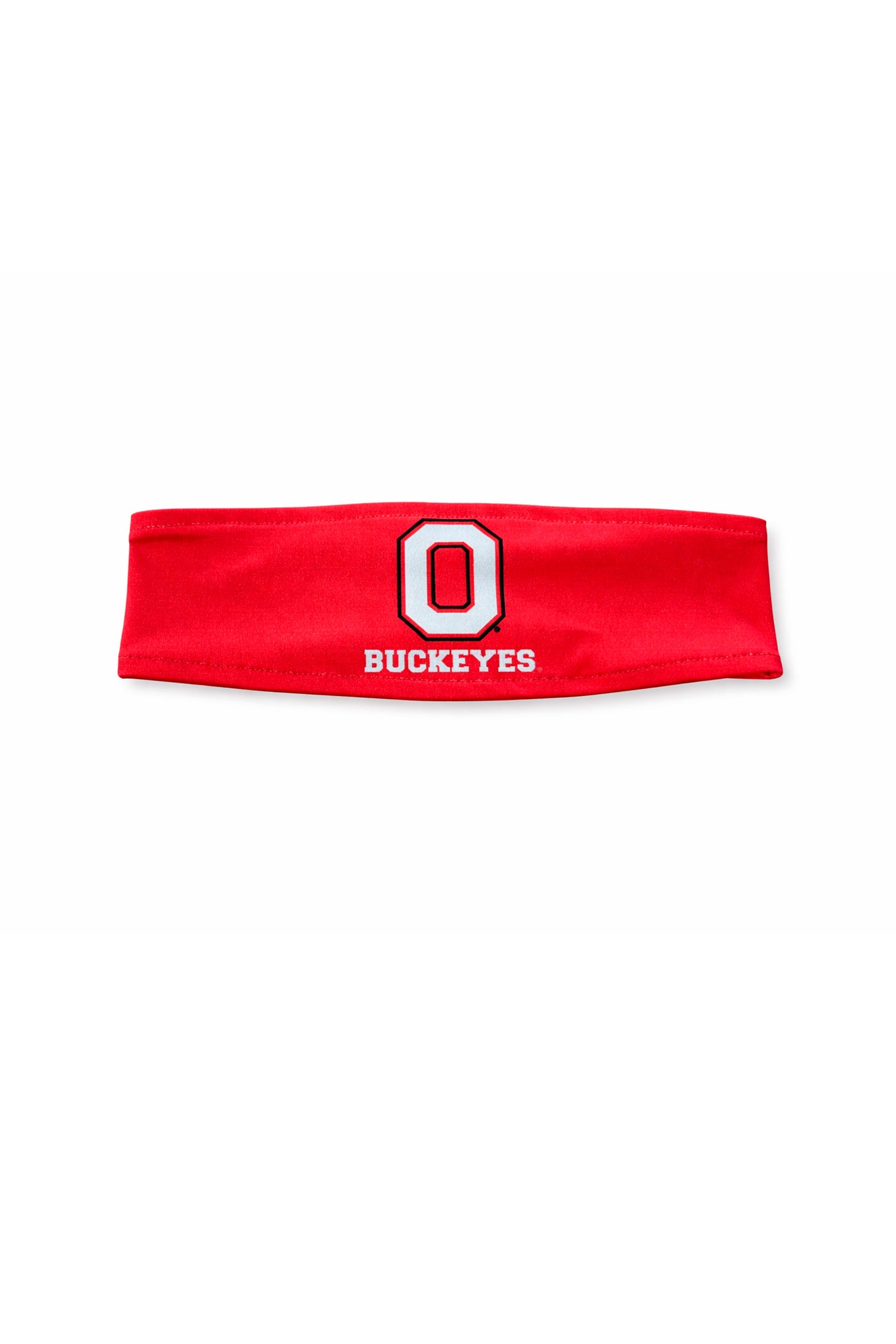 1206 - Ohio State Block O Buckeyes Reversible Headband/Red