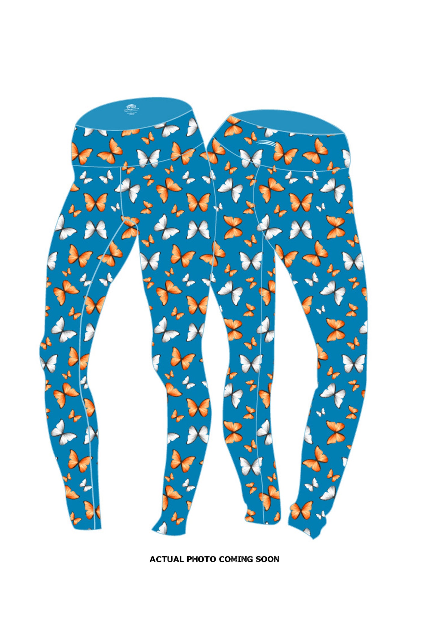 3201 - The Bend Perfect Pocket Butterfly Legging/Blue