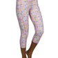 5203 - The Bend Love Candy Hearts Cell Pocket Capri - FINAL SALE