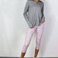 HC - The Bend Love Candy Hearts Cell Pocket Capri - FINAL SALE