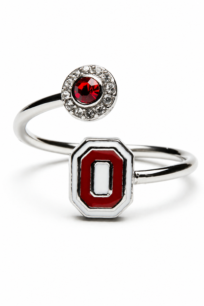 5420 - Ohio State Block O Adjustable Ring