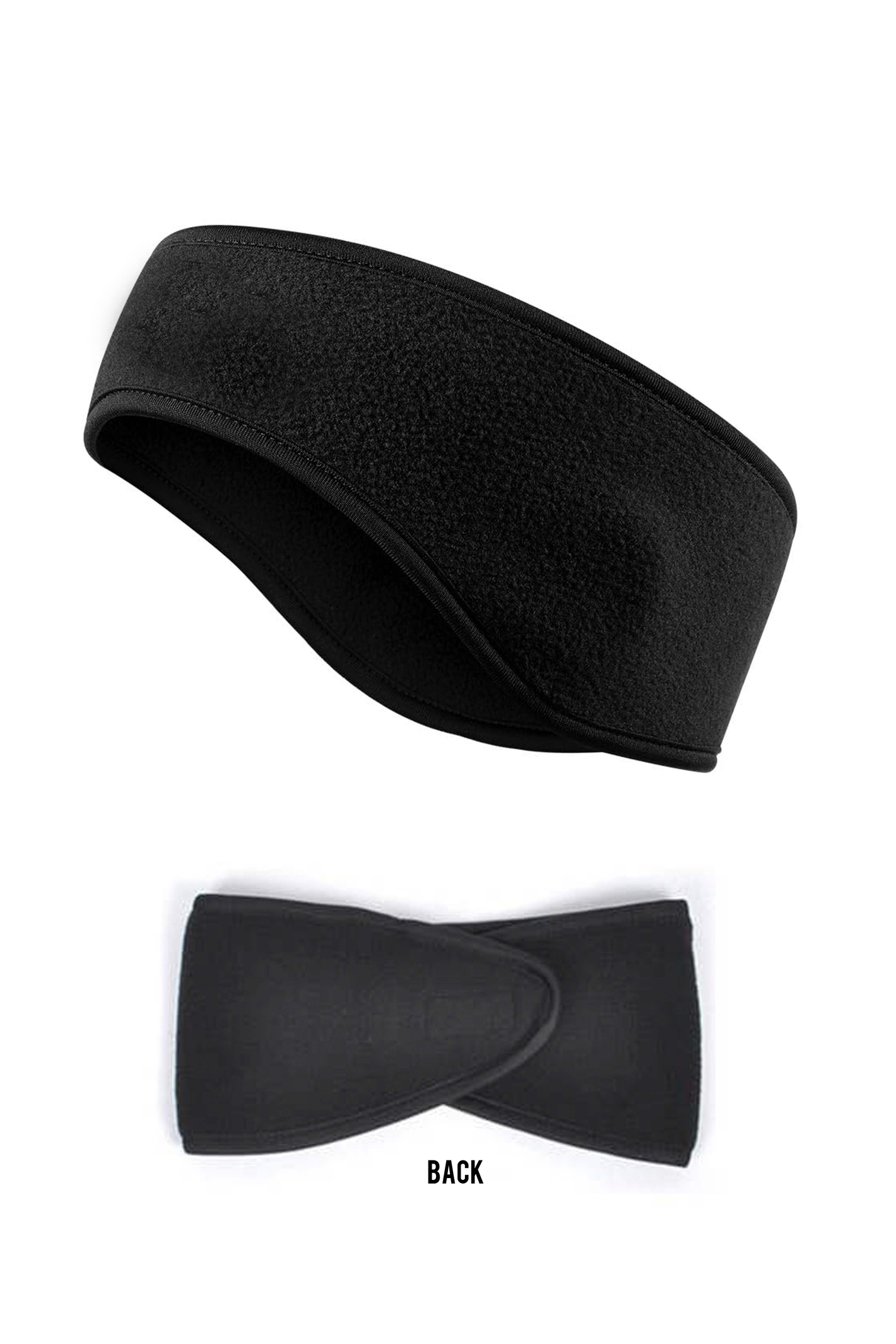5316- Fleece Ear Warmer Headband/Black