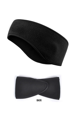 5316- Fleece Ear Warmer Headband/Black