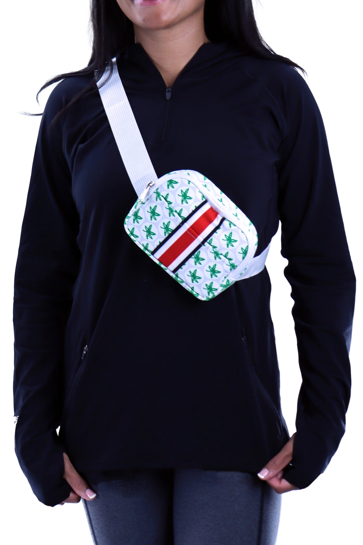 2107 - Ohio State "Game Day" Small Square Fanny Pack