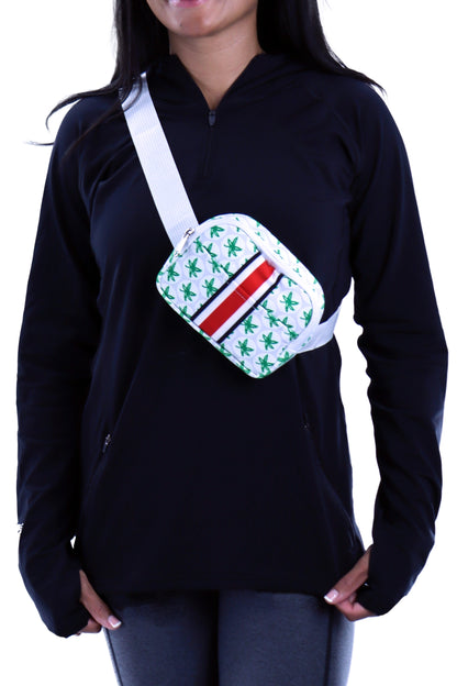 2107 - Ohio State "Game Day" Small Square Fanny Pack