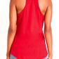 5306 - 4th of July Sparkle Gathered Back Tank - Red - SHIPS WEEK OF 6/17/24