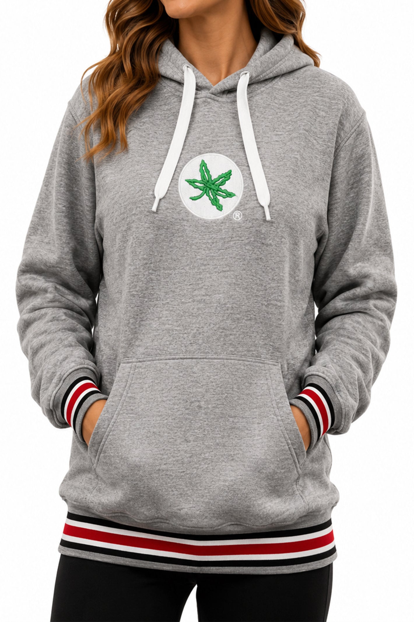 Ohio State Heather Grey Kickoff Hoodie