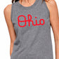 1205 - Ohio State "Script Ohio" Relaxed Tank (2 Colors)