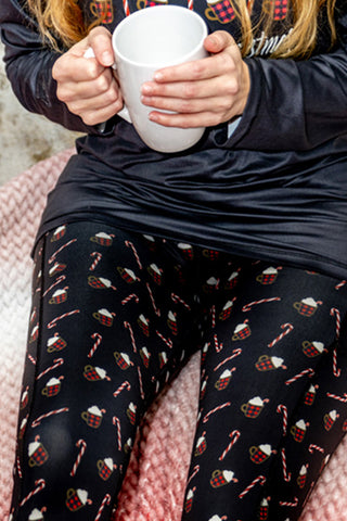 5300 - Cozy Christmas Legging/ Black
