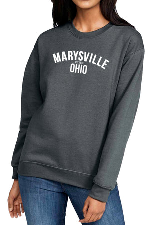 5121 - Marysville Love Unisex Crewneck Sweatshirt/Charcoal