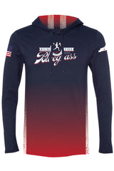 MEN'S Official RunTheBluegrass 2023 Lightweight Hoodie/ Navy Ombre