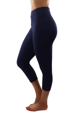 4310 - The Perfect Pocket Capri /Navy - FINAL SALE
