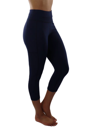 4310 - The Perfect Pocket Capri /Navy - FINAL SALE