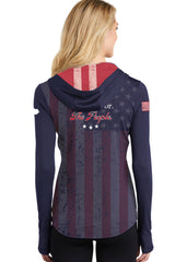WOMEN'S Official RunTheBluegrass 2023 Lightweight Hoodie/ Navy Ombre