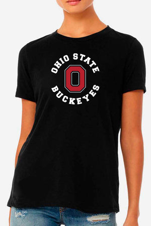 Ohio State Buckeyes Short Sleeve Tee Circular Logo ( 2 Colors Available)