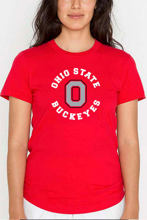 2311 - Ohio State Buckeyes Short Sleeve Tee Circular Logo (2 Colors Available)