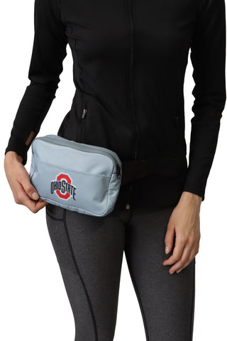 2110 -Ohio State Athletic O Square Fanny Pack/ Grey