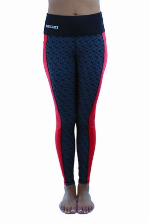 1201 - The Ohio State Game Day Buckeye Pocket Legging - Black