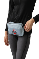 2110 -Ohio State Athletic O Square Fanny Pack/ Grey